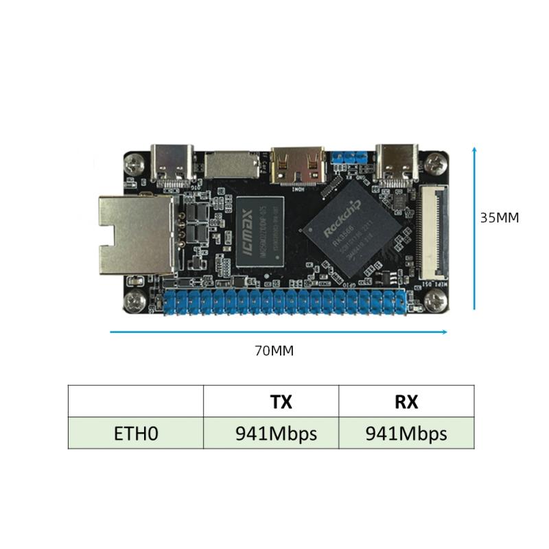 Computer a scheda singola SBC tascabile RK3566